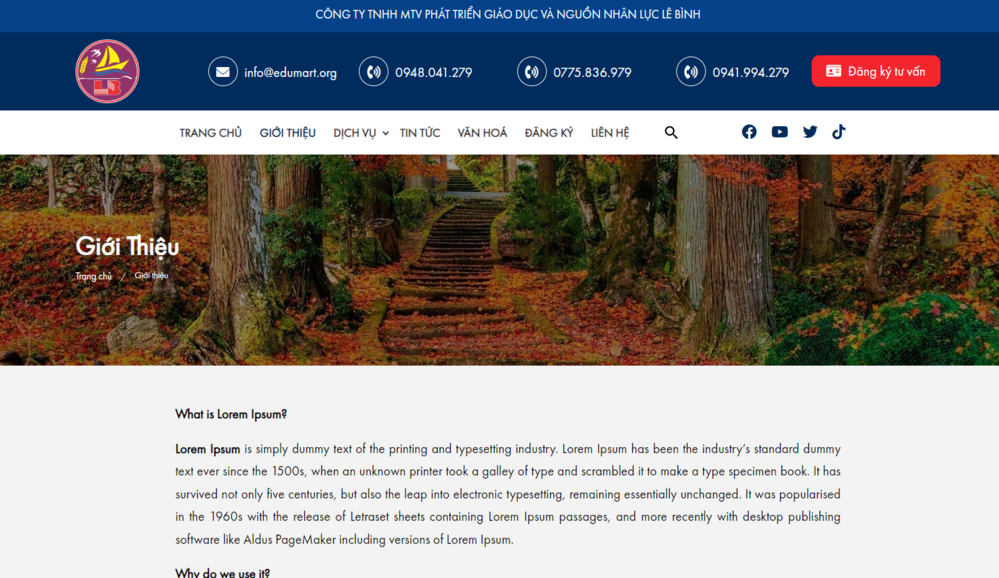 Một số thông tin về chúng tôi